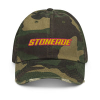 Stoneade Embroidered Logo - Distressed Dad Cap