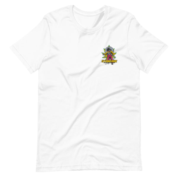 Embroidered Moon Man - Short-Sleeve Unisex T-Shirt